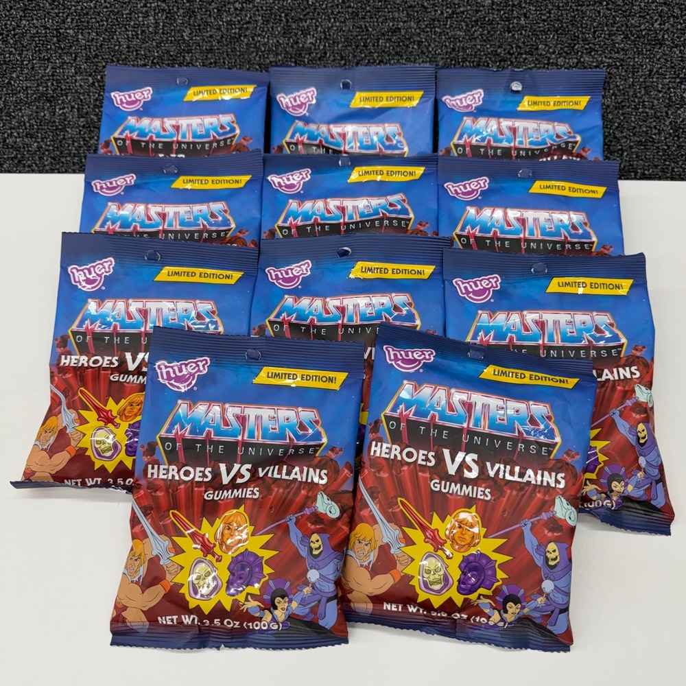 Masters Universe Heroes Vs Villains Gummies Limited Edition Lot 11 Sealed MOTU